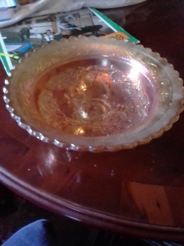 Carnival glass bowl - bowl, with