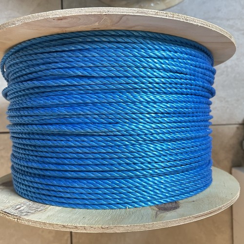 6mm blue polypropylene rope - blue,