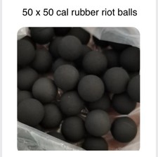50 X 50 Cal Rubber Riot Balls 