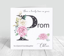 Personalised prom card - personalised,