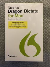 Nuance Dragon Dictate for Mac Speech Recognition Program 4.0 DVD ROM REV C - NEW