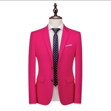 Men Multicolor Two Button Slim