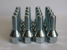 16 X M12 X 1.5 27MM ALLOY WHEEL BOLTS FIT  VAUXHALL CORSA B C D 4 STUD