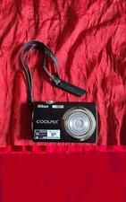 Nikon Coolpix S230 10.0MP Digital Camera Black. With 2Gb SD Card Charger Incl.
