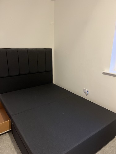 Double divan bed base - divan,