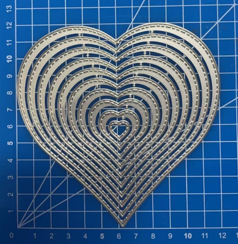 Pcs heart set cutting - 10,