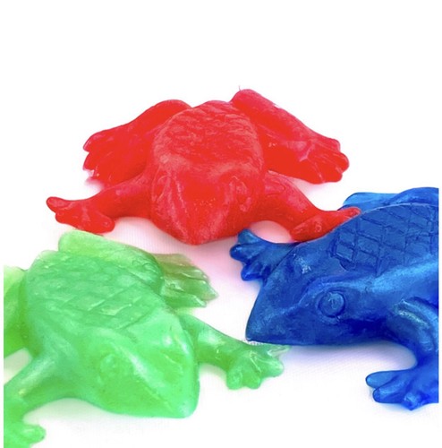Joblot 2000 stretchy frogs - x,