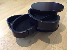 Large Wooden Hinged Jewellery Box