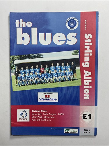 Stranraer stirling albion - v,