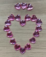 20 Pieces Pink Sparkly Sew On