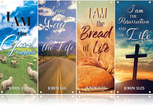 Large piece church - 4-piece, banners