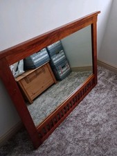 Large Mirror In Wooden Surround (Prairie from John Lewis)