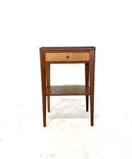 Vintage Retro Mid Century 1960s Danish Era Teak Modernist Bedside Table