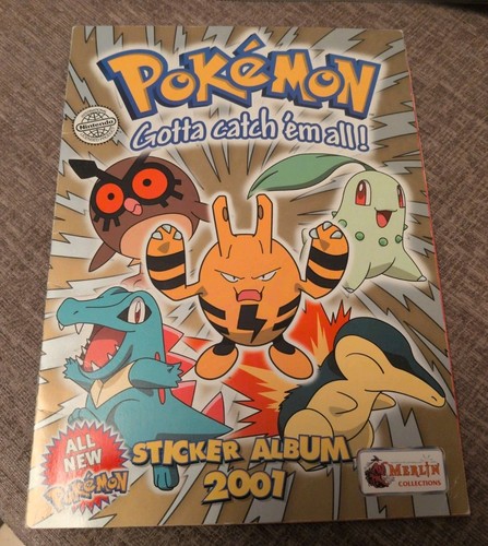 Pokemon sticker album 2001 - album,