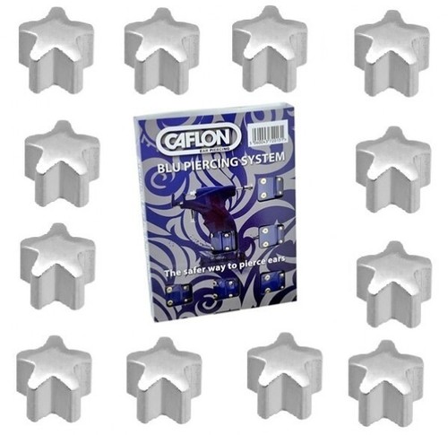Pair caflon silver plain - pair,