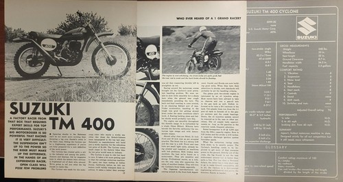 1972 suzuki 400 motorcycle - 400,