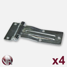 4 x Heavy Duty Door Hinge Z/P Locker Gate Shed Truck Bus Coach Lorry Horsebox