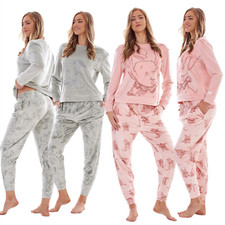 Ladies Disney Dalmation ,Dumbo Soft Luxury Velour Lounge Pyjama Set   - Ex Store