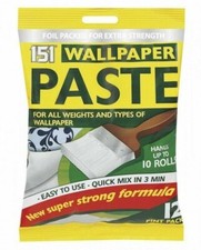 Extra Strong Wallpaper Adhesive Paste Super Stick Paste Hangs up to 10 Rolls