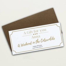 Personalized gift voucher - personalized,