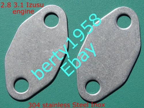 Egr valve blank plates 8d - valve,