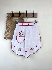 Vintage Waist Apron Pinny Red