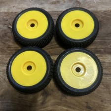 Brand New 17mm hex wheels tires 1/8 Off-road Yellow