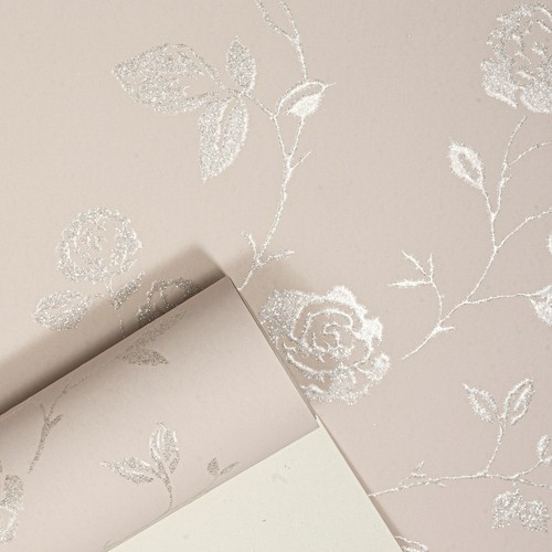 Blush pink floral wallpaper - floral,