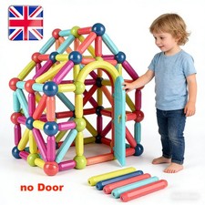 64Pcs Magnetic Tiles Building