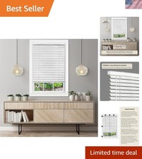 30" x 64" Cordless White