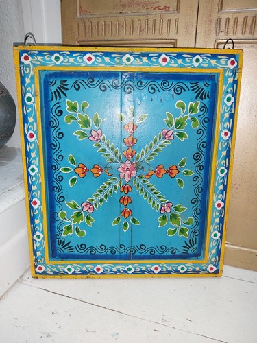 Antique hand painted wooden - antique,