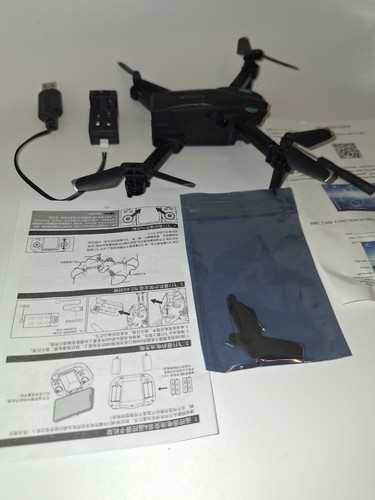 Mini black drone - black,