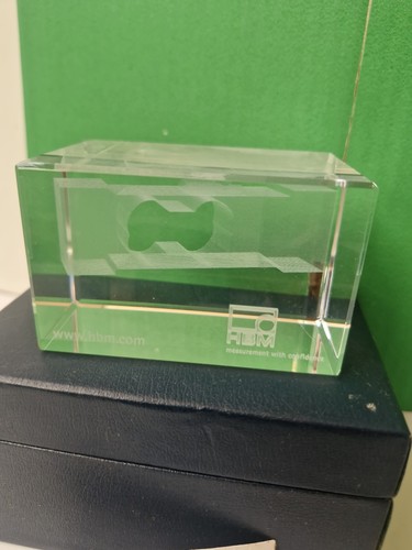 Laser etched crystal - 3d,