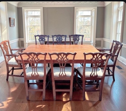 Antique mahogany dining table - antique,