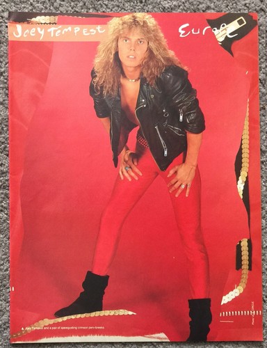 Joey tempest 1987 full page - tempest,