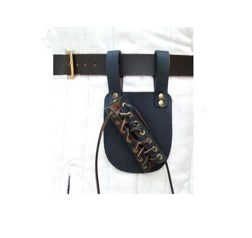 Brown leather hand - leather, made