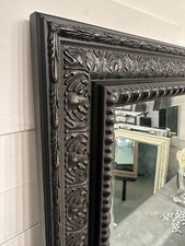 Mirror X LARGE Antique Silver Shabby Chic Ornate Decorative Wall Mirror FLORENCE