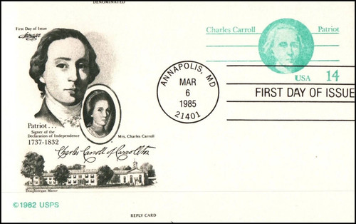 Usa post card - post, charles
