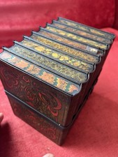 Huntley & Palmers Antique Books Biscuit Tin - Wonderful Condition - Free Postage