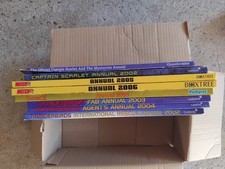 A Collection Of 8 Annuals Feat Match , Thunderbirds , Shrek & Captain Scarlet