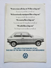 VOLKSWAGEN POLO MK1 LAUNCH