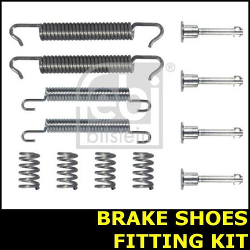 Brake shoes fitting - shoes, rear