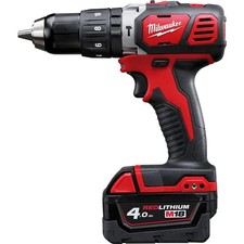 Milwaukee M18BPD-402C 18V Compact Percussion Drill Kit 2 x 4.0Ah Batteries