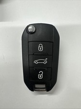 3 Button Flip Remote Key Fob Vauxhall Vivaro, Combo (2017-2019), 433MHz