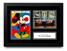 Sir Peter Blake Signed A4