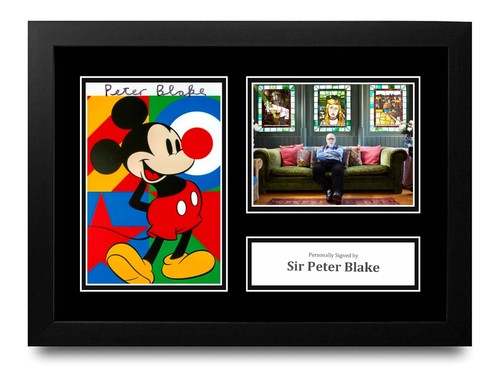 Sir peter blake signed - signed, a4