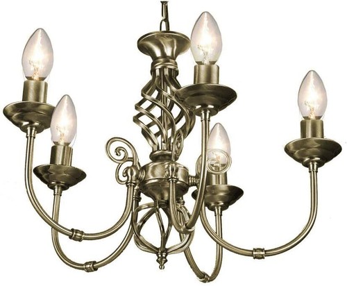 Antique brass chandelier - antique,