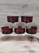 Luminarc France Ruby Red Glass