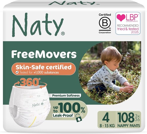 Naty freemovers nappy pants - naty, |