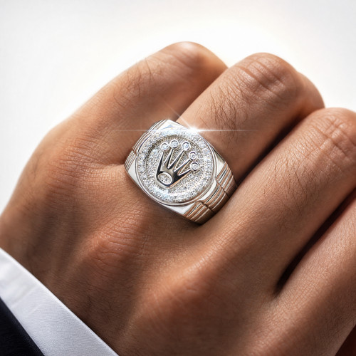 Sterling silver rolex inspired - silver, rolex-inspired